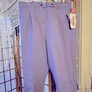 Vintage  purple HECKS department store women’s capris.